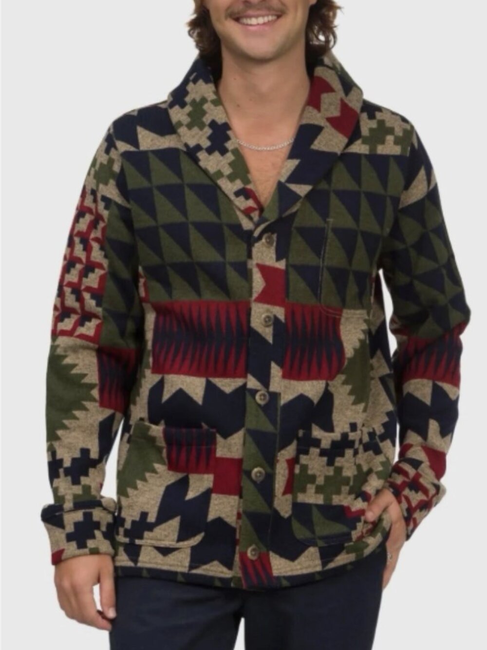 Men's XL Rune Cardigan - Junk Food Clothing - Brand New